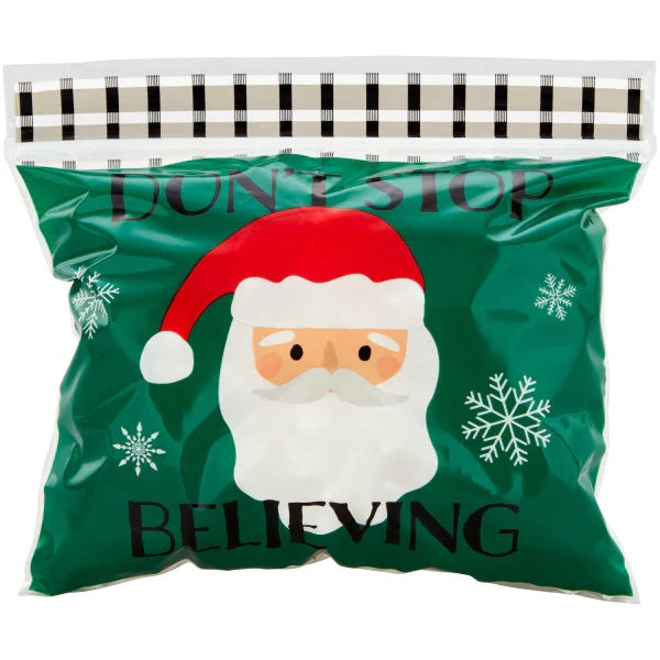 Resealable Bag - Santa 20ct