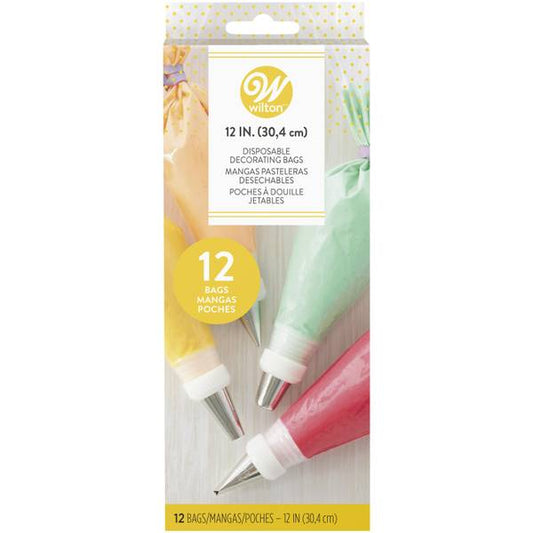 Disposable Decorating Bags 12in 12pk