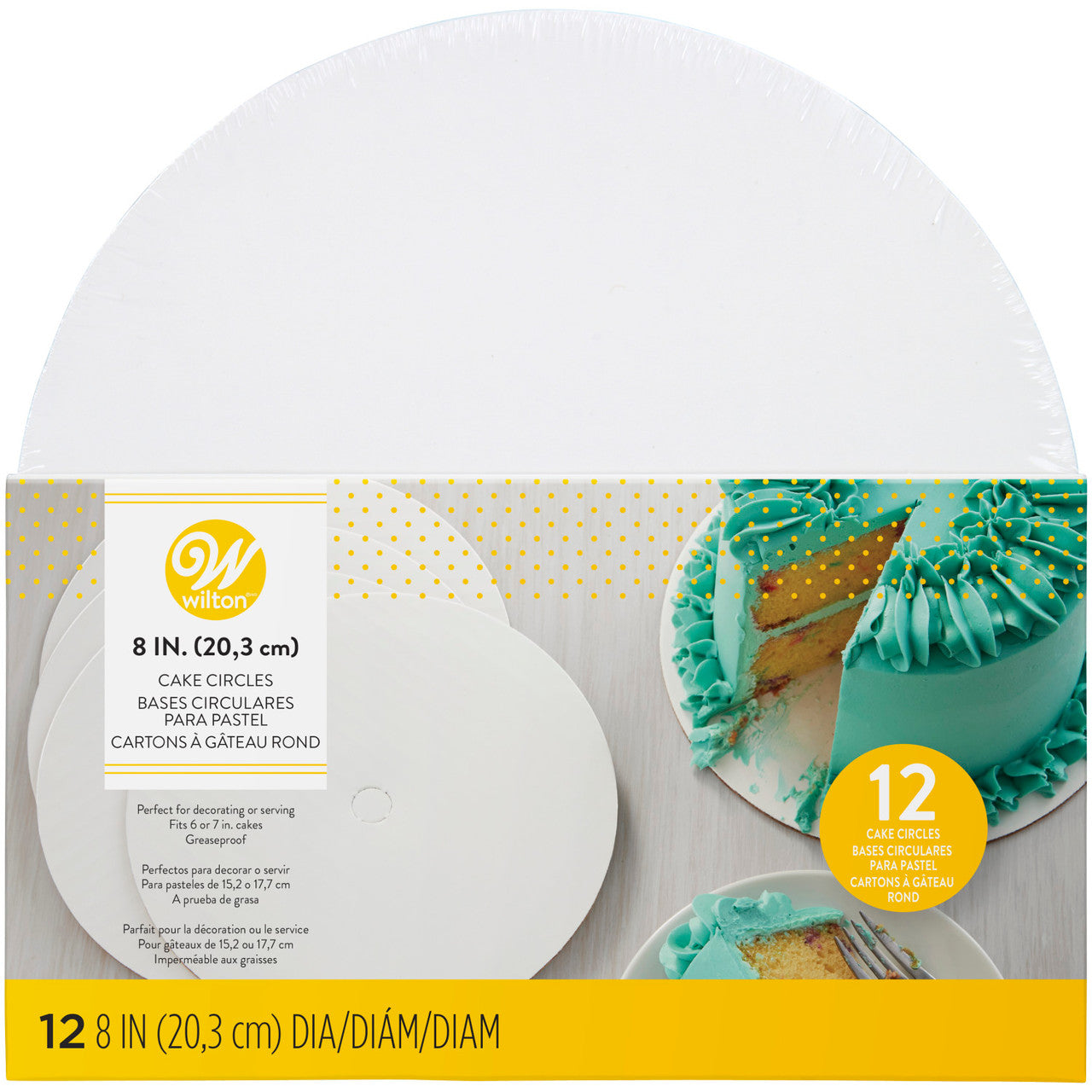 Cake Circles 8in 12pk