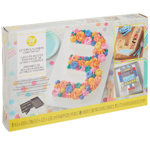 Numbers & Letters Pan Set