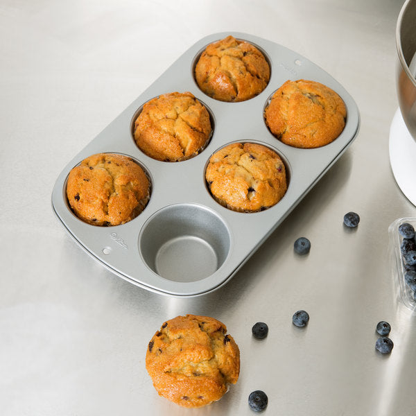 Recipe Right Jumbo Muffin Pan 6 cav