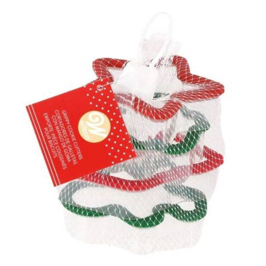 Holiday Grippy Cutter Set 4pc