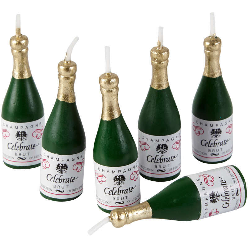 Candles- Champagne Bottles