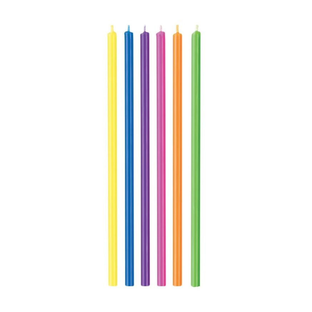 Candles - Long Multicolour 12pk