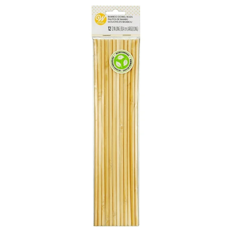 Bamboo Dowel Rods 12pk