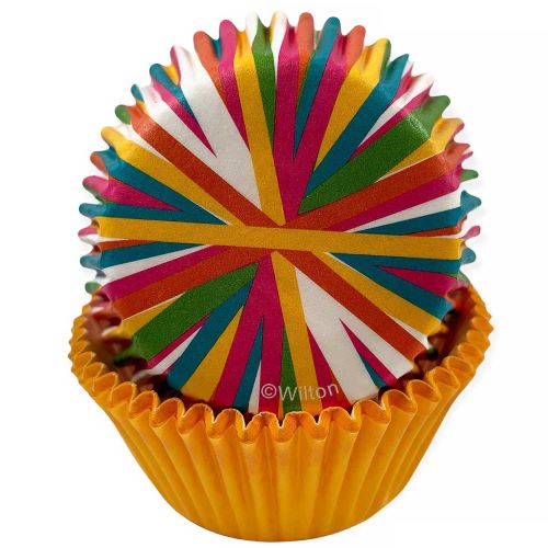 Std Baking Cups- Colour Wheel 75ct