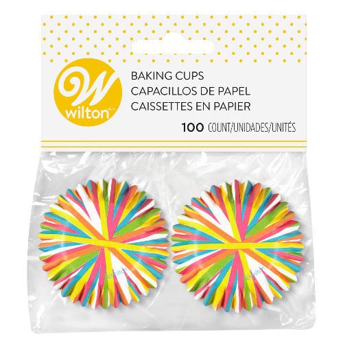 Mini Baking Cups- Colour Wheel 100ct