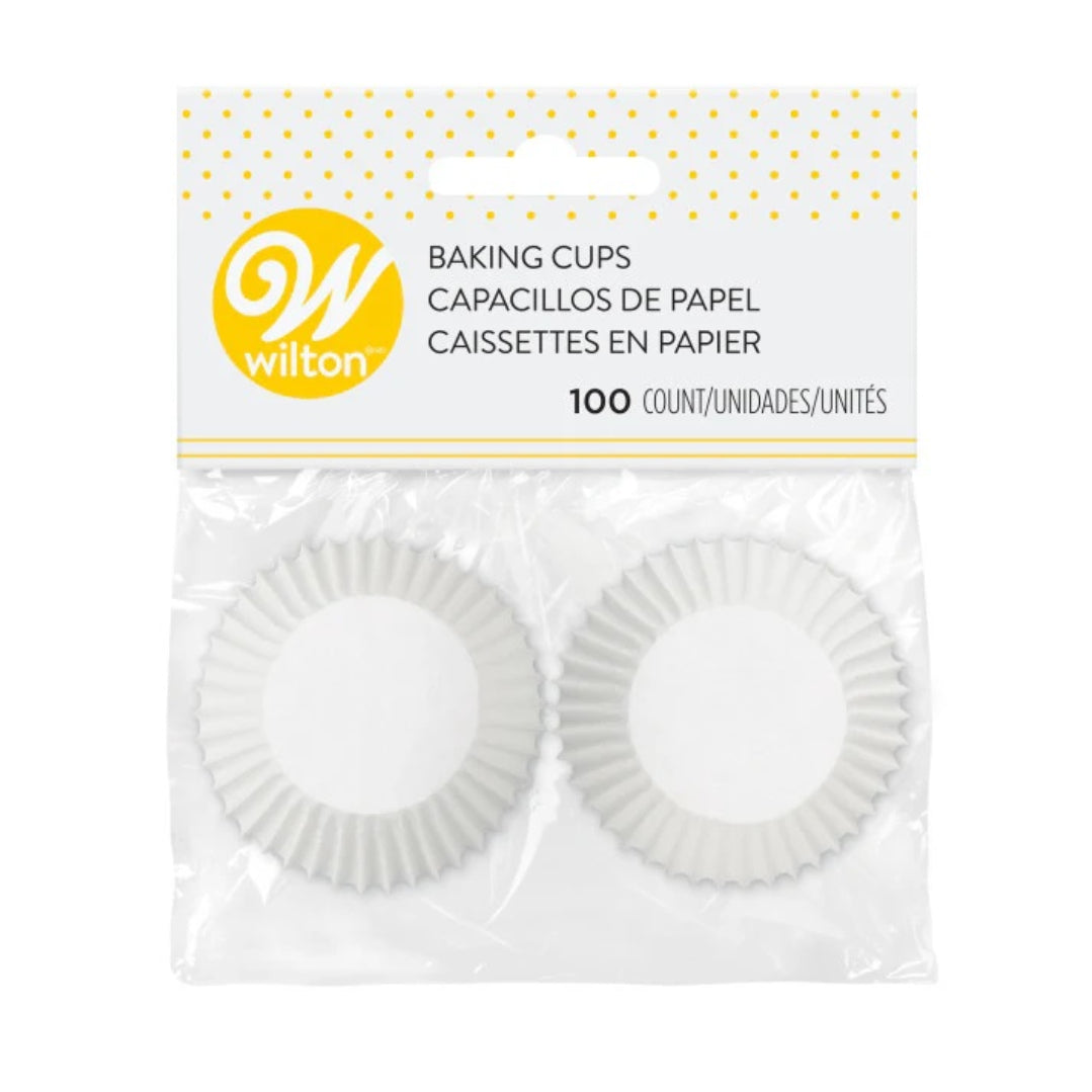 Mini Baking Cups - White 100pk