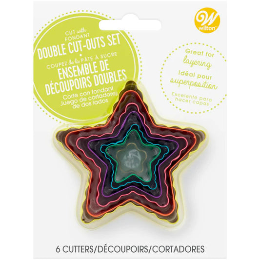 Fondant Cut-Out Set 6pc- Star