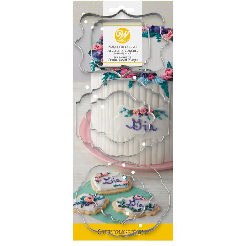 Fondant Plaque Cutouts 6pc