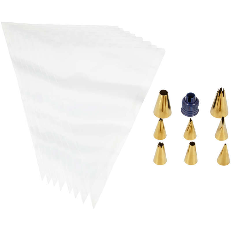 Navy & Gold Decorating Tip Set