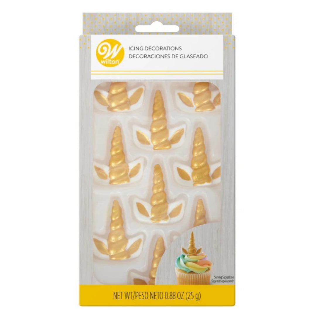 Royal Icing Decorations - Unicorn Ears and Horn