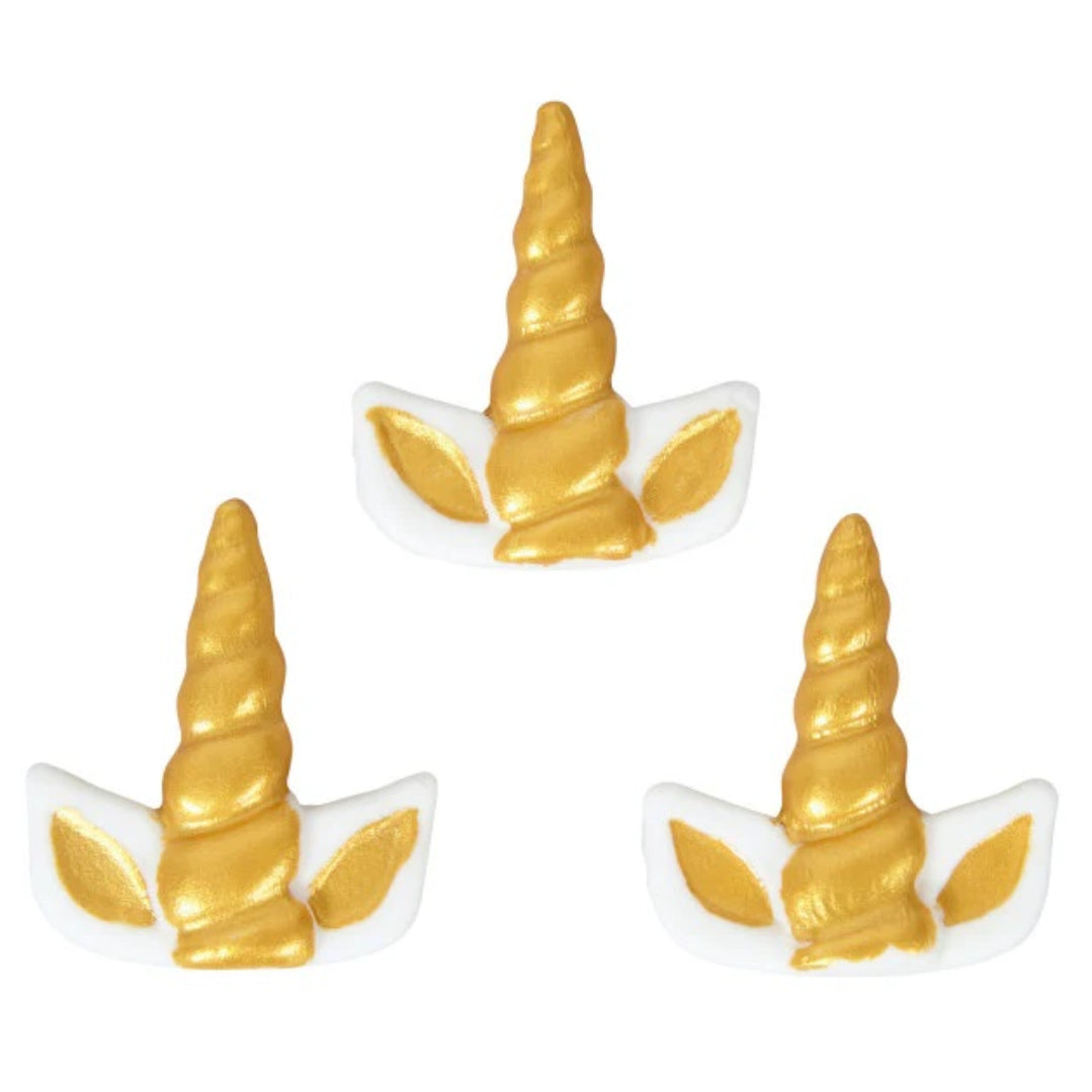 Royal Icing Decorations - Unicorn Ears and Horn