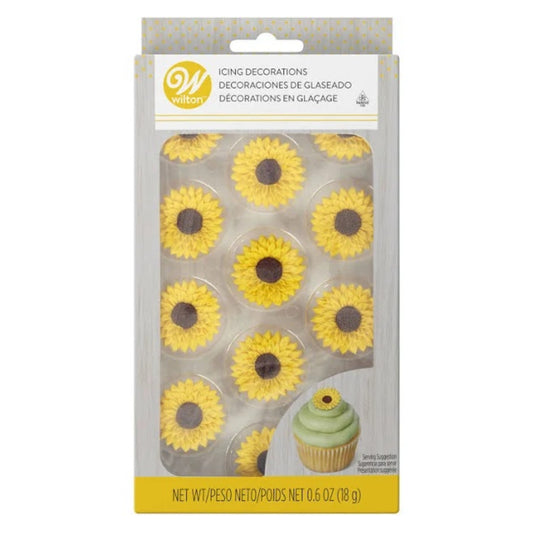 Royal Icing Decorations - Sunflower