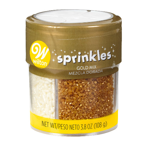 Pearlised Sprinkles 4 Cell - Gold