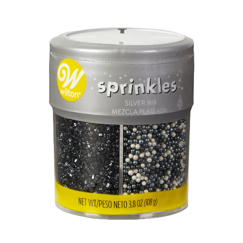 Pearlised Sprinkles 4 Cell - Silver