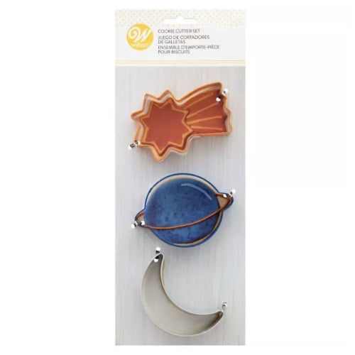 Space Cookie Cutter Set 3pc