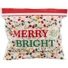 Resealable Treat Bag Merry and Bright 20ct