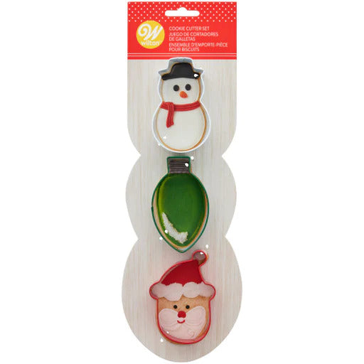 CC Set- Snowman Bulb & Santa 3pc