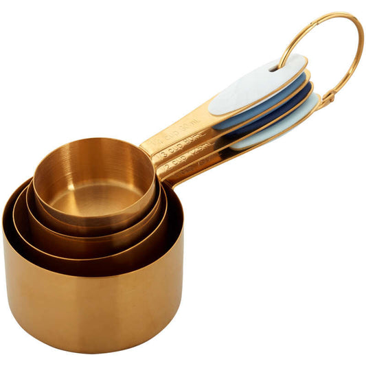 Gold Measuring Cup Set 4pc