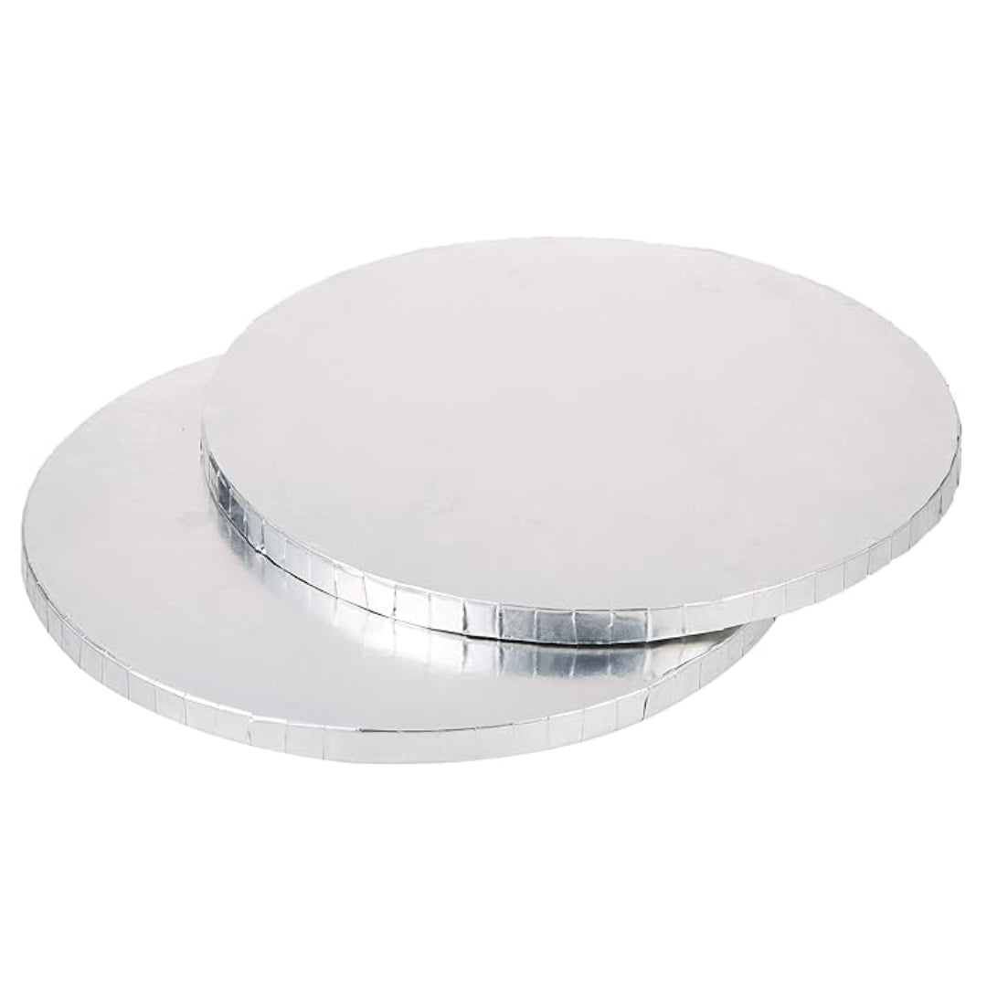 Silver Cake Base 12in 2pk