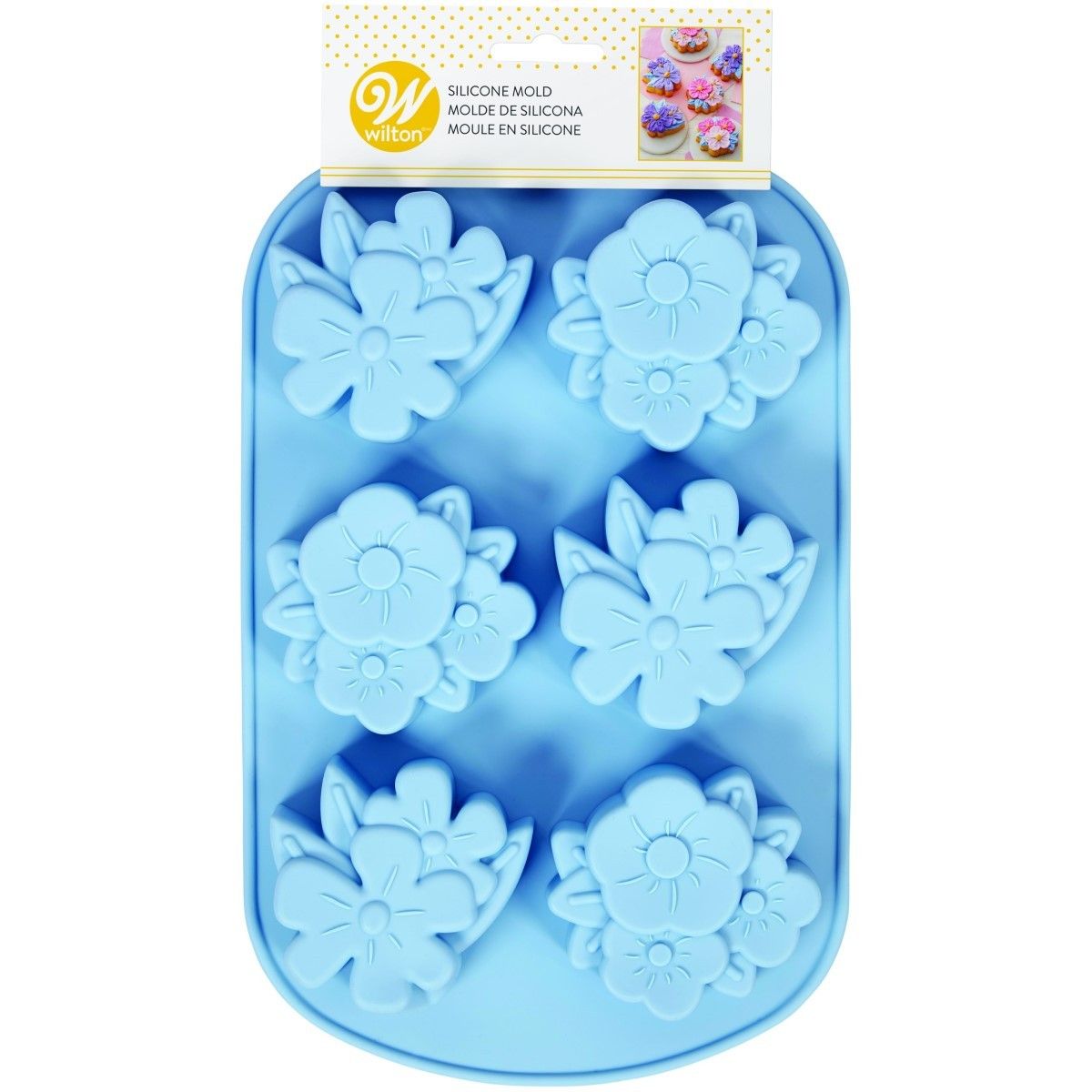 Treat Mould Floral 6 cavity