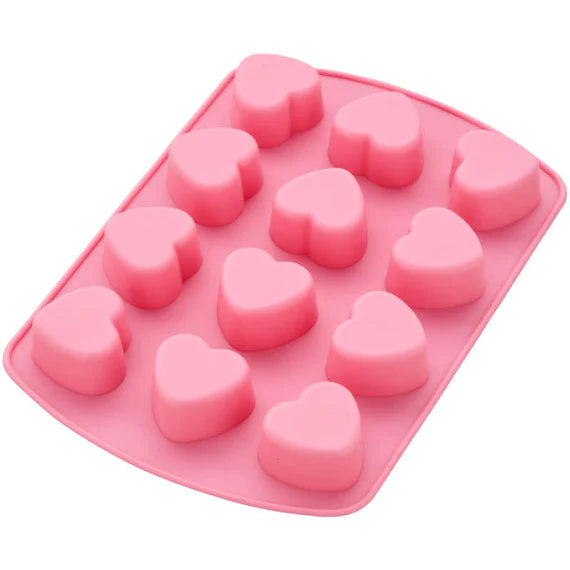 Valentines Heart Treat Mould 12cav