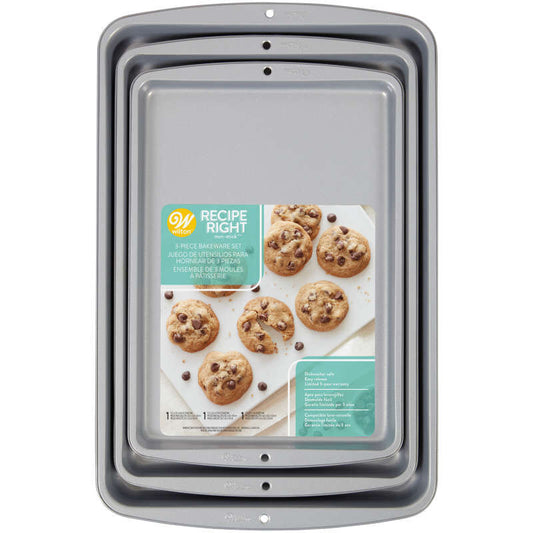 Recipe Right Cookie Pan Set 3pc