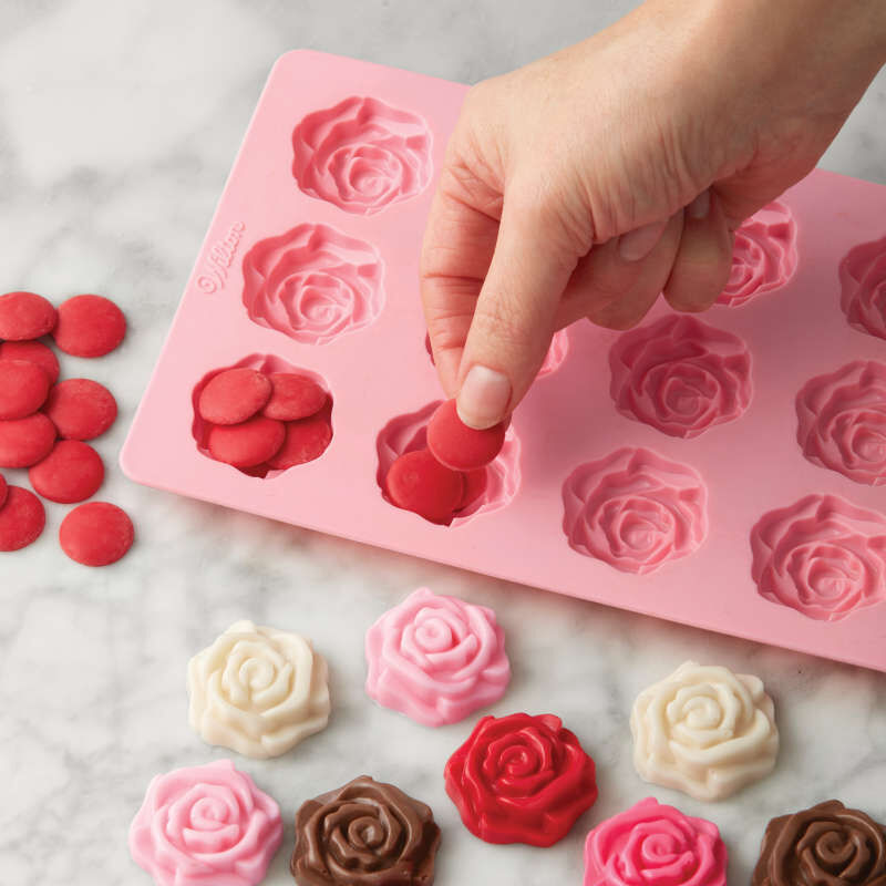 Rose Silicone Candy Mould