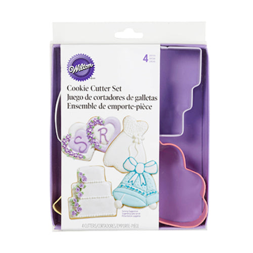 Cookie Cutter Set-  Wedding 4pc