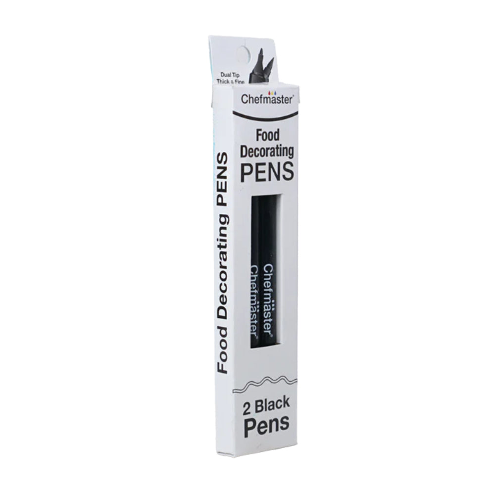 Food Decorating Pens 2 Pk Black