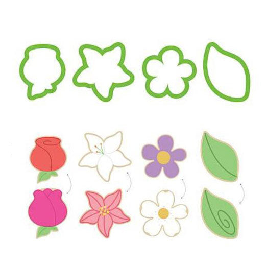 Cookie Cutter Spring Set 4pc