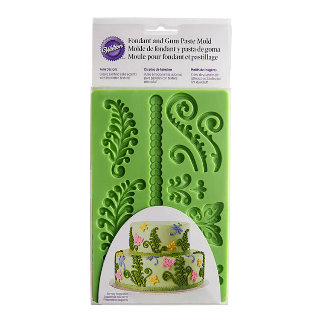 Fondant and Gumpaste Silicone Mould - Fern