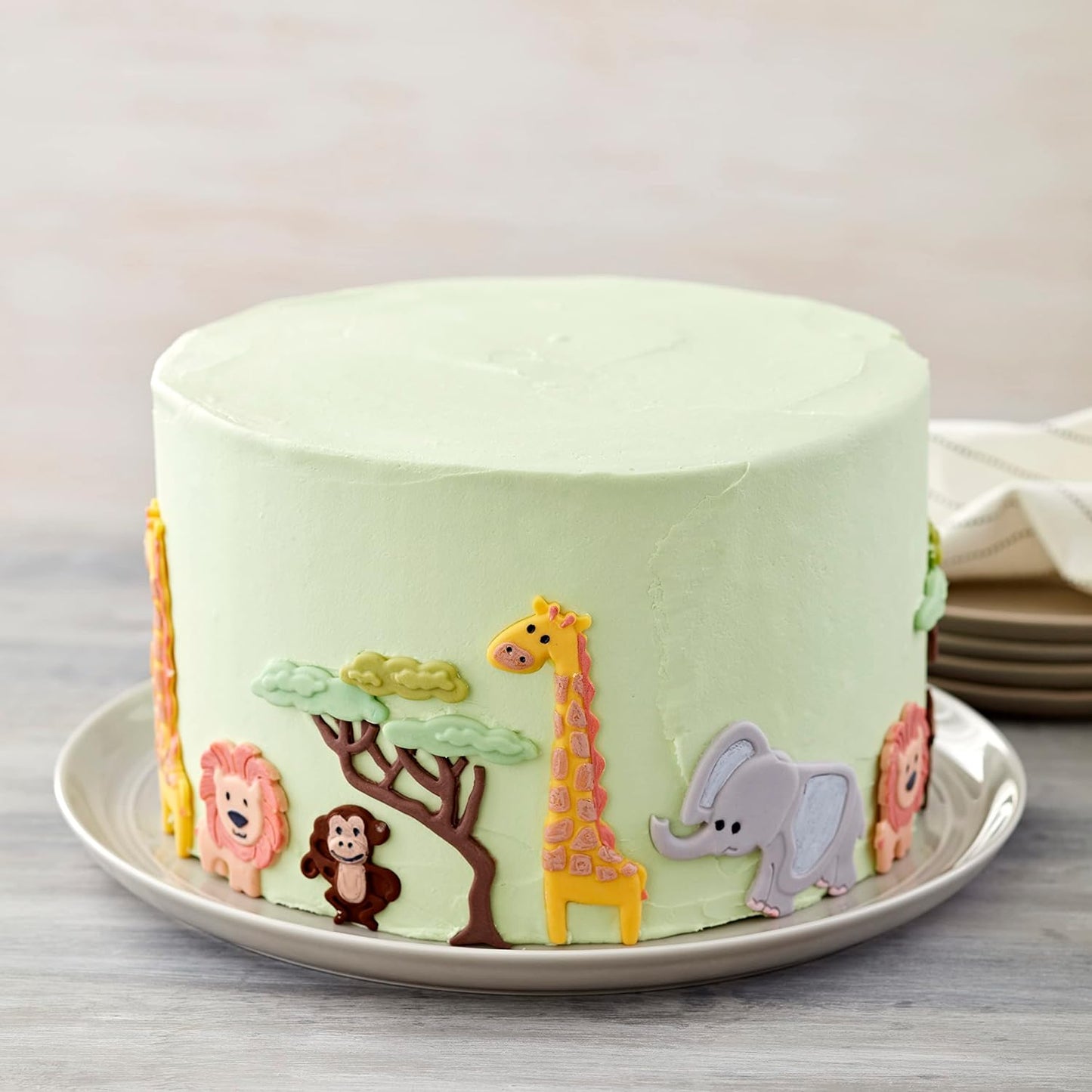 Fondant and Gumpaste Silicone Mould - Jungle Animals