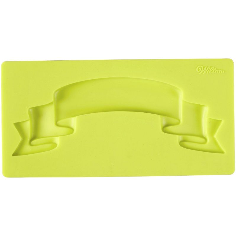 Fondant and Gum Paste Silicone Mould - Banner