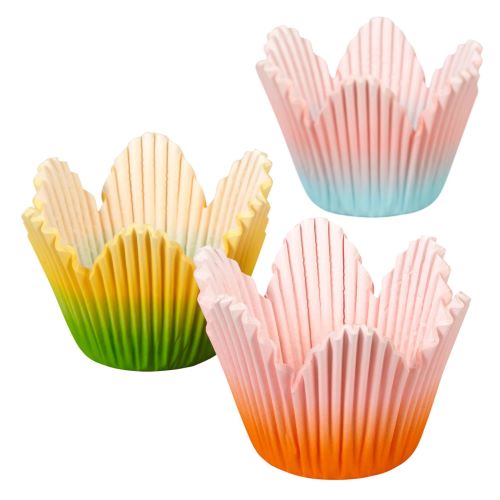 Ombre Petal Cups Assorted 72ct