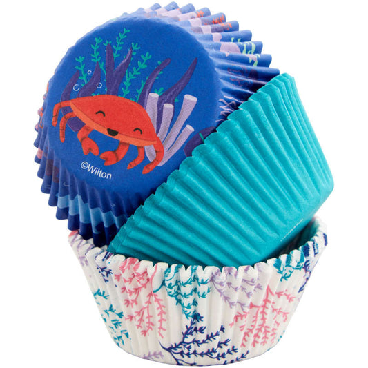 Std Baking Cups- Sea Life 75ct