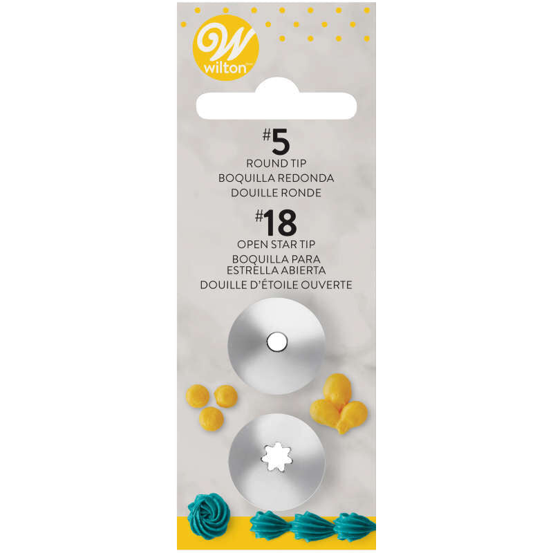 Round and Star Tip Set #5 Star #18