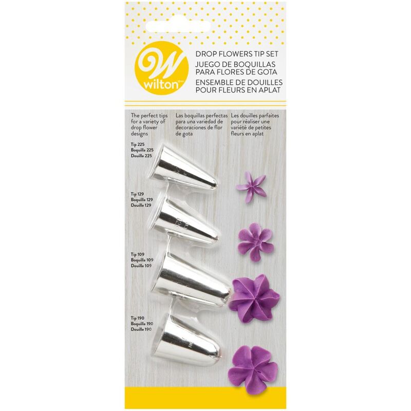 Drop Flower Tip Set 4pc