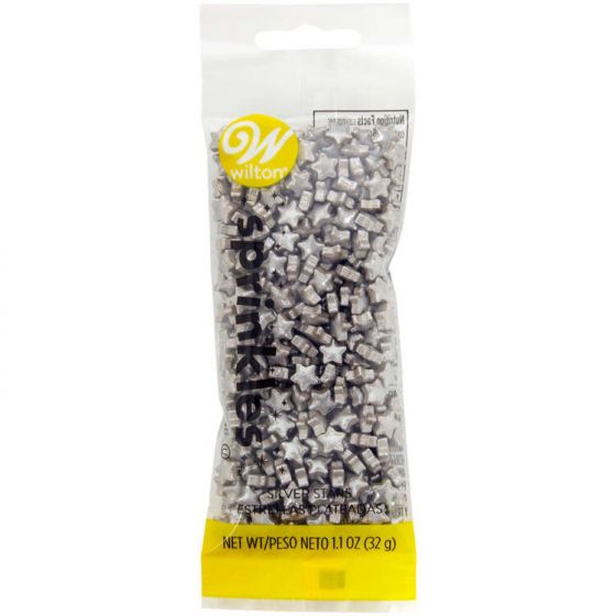 Sprinkles Pouch - Silver Stars