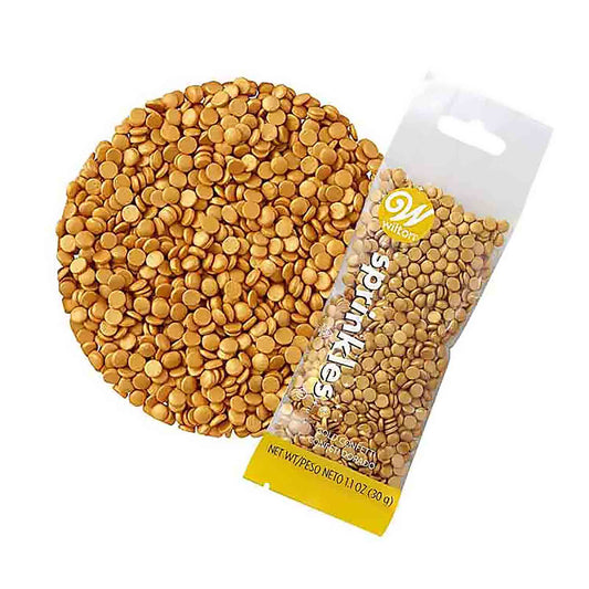 Small Confetti Pouch - Gold