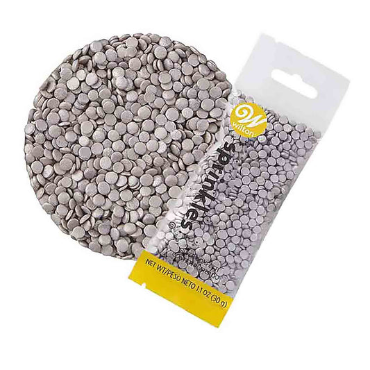 Small Confetti Pouch - Silver