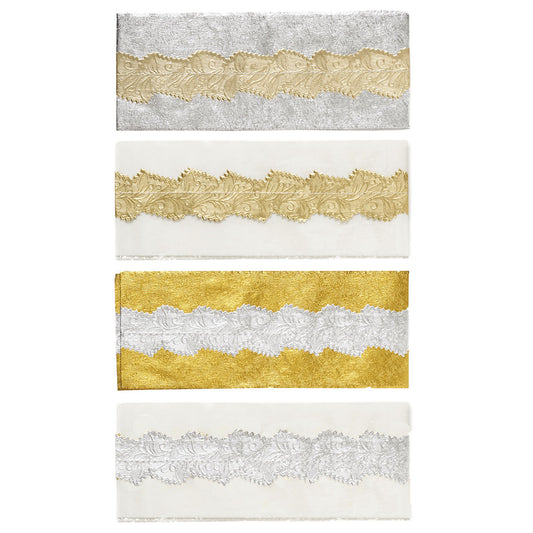 Cake Frills White/Silver/Gold Assortment