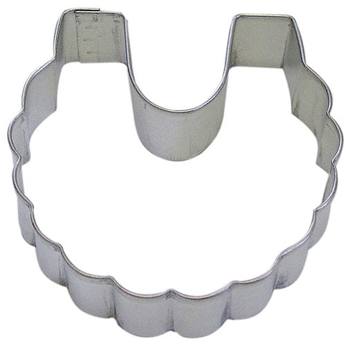 Frilled Baby Bib CC 7.6cm