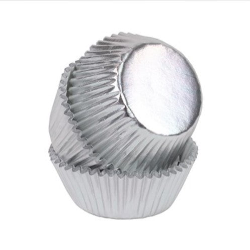 Baking Cases Mini -Silver 45pk