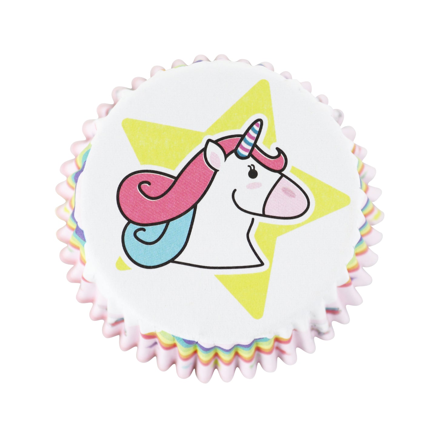 Cupcake Cases Foil- Unicorn 60pk