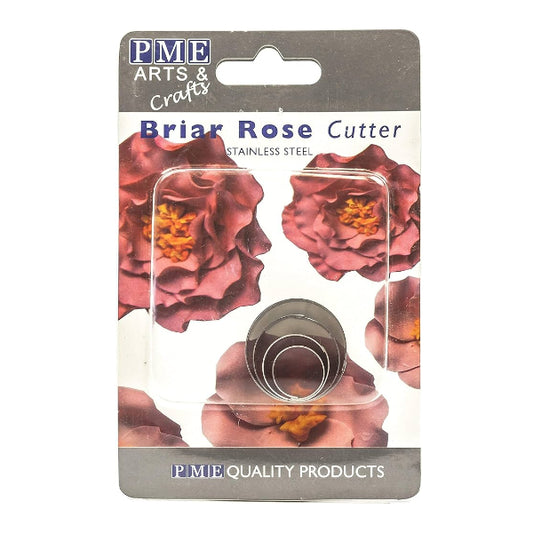 Briar Rose Flower Petal Cutter Set 4