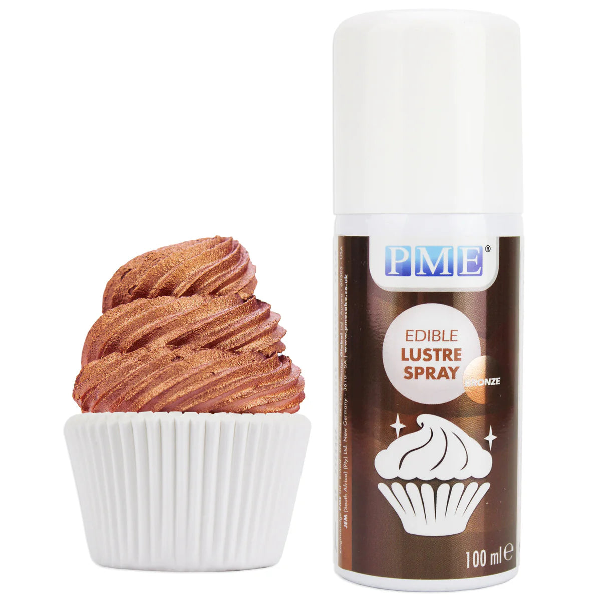 Edible Lustre Spray - Bronze 100ml