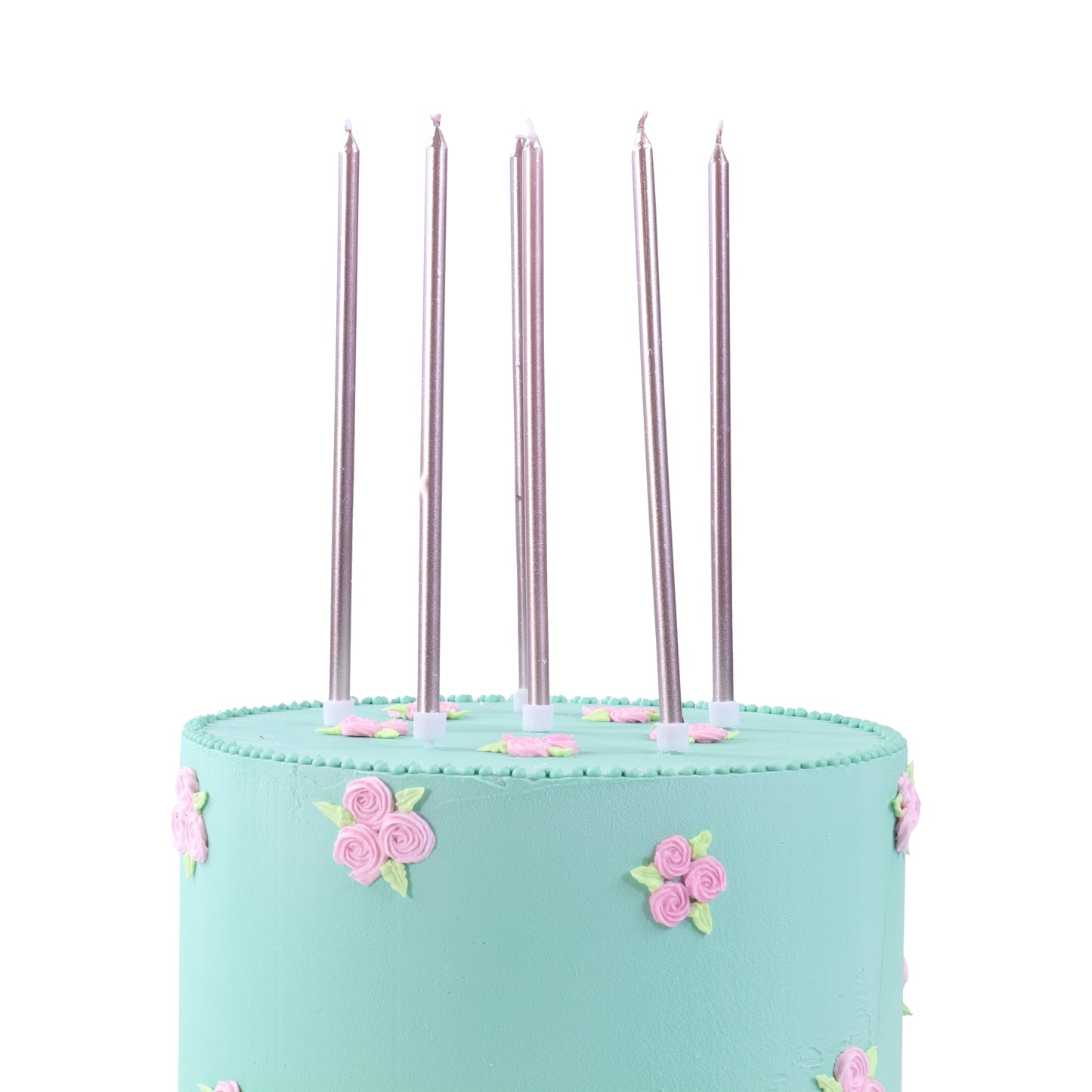 Candles- Rose Gold Extra Tall 18cm 16pk