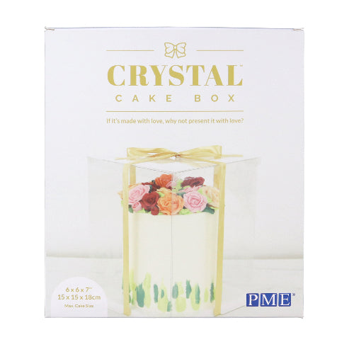 Crystal Cake Box (15cm / 6")